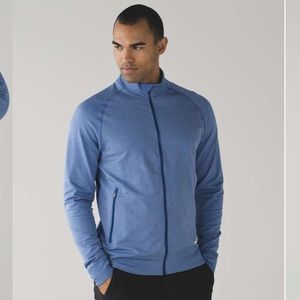 Lululemon Mens Pulse Jacket Heathered Dark Cobalt - worn once - size XL